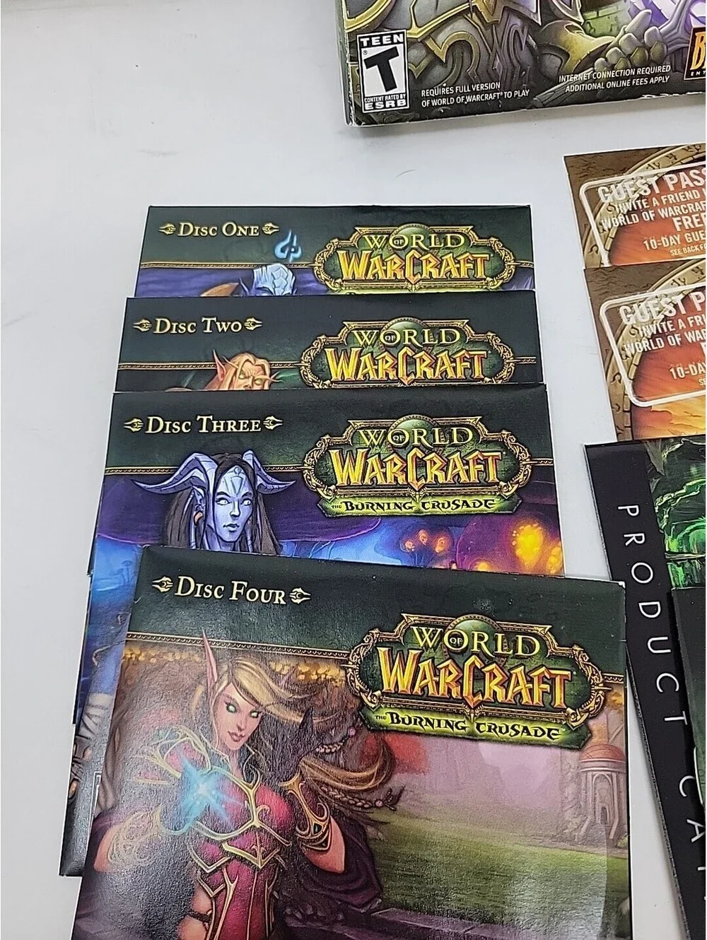 2006 World Of Warcraft The Burning Crusade Game Manual Blizzard